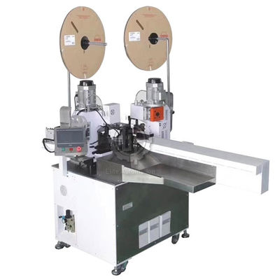 Two Ends 0.7s/Pcs Wire Crimping Machine For 12 Pin Flat Cable