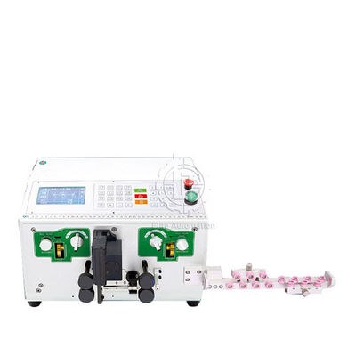 Fully Automatic and Quick Setup Wire Processing Machine for Five-wires simultaneously Cutting and Stripping