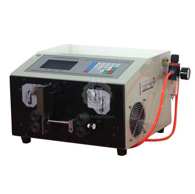 LCD Touch Screen CNC Flat Cable Cutting Machine , 0.1sqmm Small Wire Stripping Machine