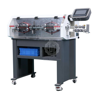 Touch Screen Cut And Strip Wire Machine , Dia25mm 1800PCS/H Automatic Cable Cutting Machine