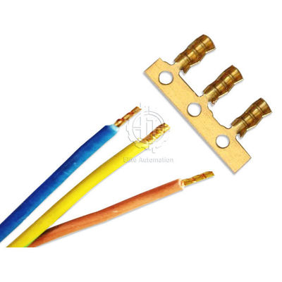 Automatic PLC Controlled Shark Teeth Connector Crimping Machine