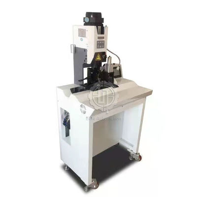 2-12 Pins Wire Terminal Crimping Machine , Flat Cables 2T Rj45 Automatic Crimping Machine