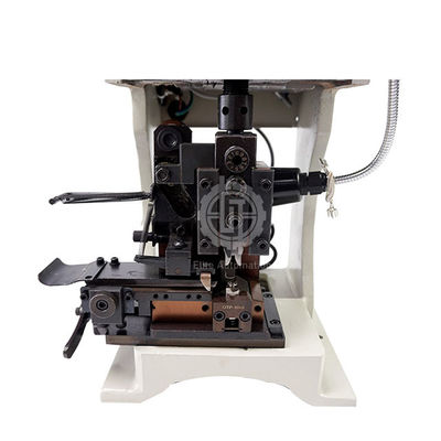 550W 1.5Ton Vertical / Horizontal Wire Crimping Machine Semi Automatic