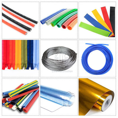 1mm-100000mm Automatic Wire Cutting Machine , 150p/Min Heat Shrink Tubing Cutting Machine