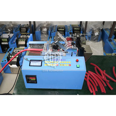 Meter Measuring 220V Plastic Pipe Cutting Machine , 1000W Silicone Tube Cutting Machine