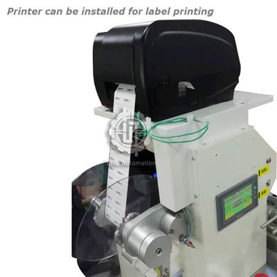 Food Industries Automatic Labeling Machine Folded Flag Label Applicator