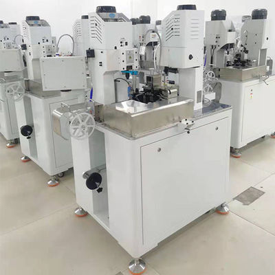 Multifunctional Two Head Terminal Machine For Single Wire Parallel Pressing