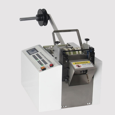 Teflon cutting machine for automatic cutting heat shrinkable pipe